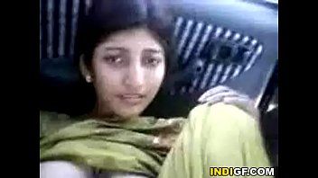 Indian gal shows her shaggy cunt for a free ride